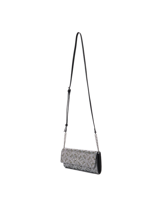 PINKO PINKO Torebka Love Tiny Brids Wallet C AI 25-26 PCPL 103765 A20D Srebrny