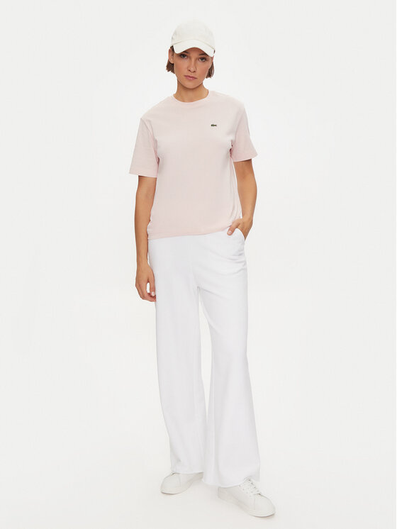 Lacoste Lacoste Tričko TF7215 Ružová Loose Fit