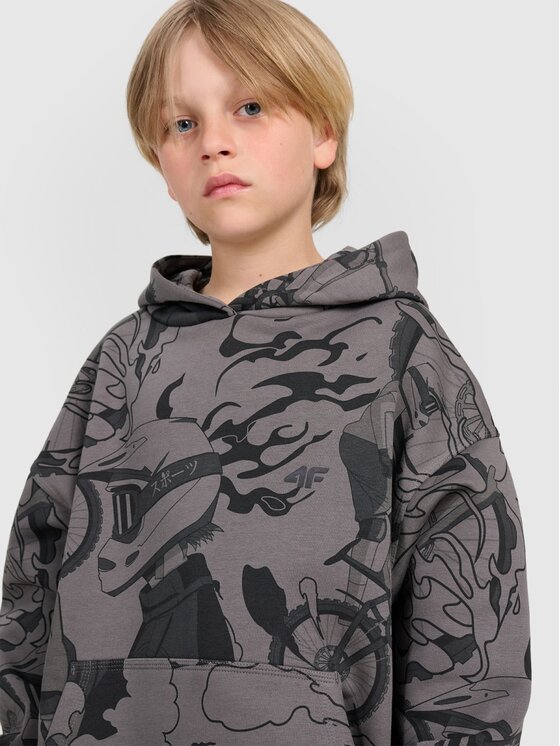 4F 4F Felpa 4FJRAW25TSWSM2343-90A Multicolore Oversize