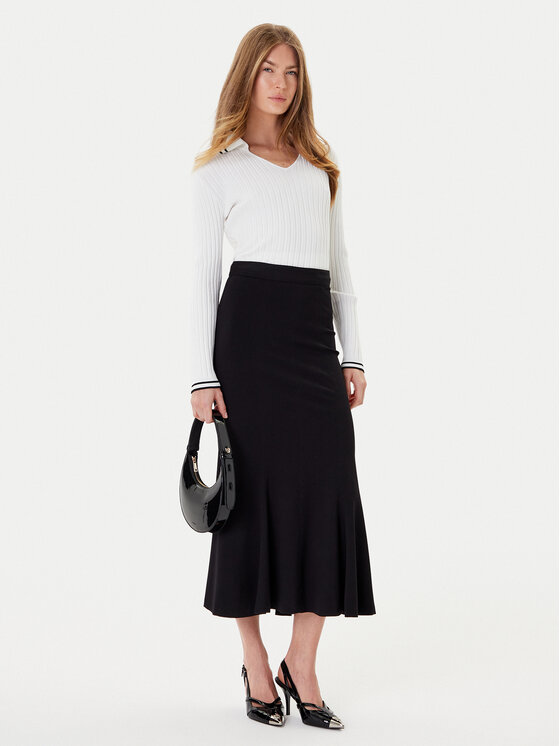 PINKO PINKO Pulover Linosa 105418 A2PS Alb Regular Fit