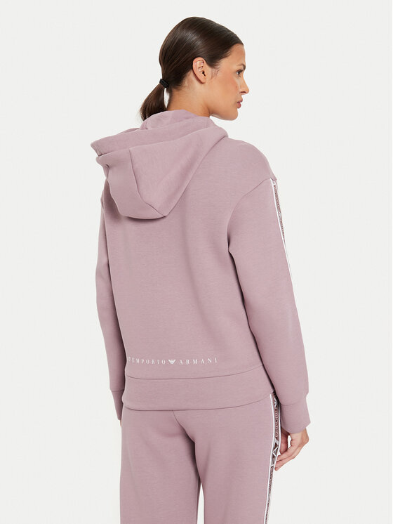 EA7 Emporio Armani EA7 Emporio Armani Džemperis ar kapuci 6DTM03 TJUXZ 1341 Rozā Regular Fit