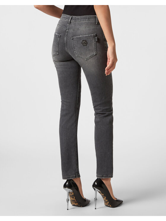 PHILIPP PLEIN PHILIPP PLEIN Jeansy 1139 Szary Regular Fit