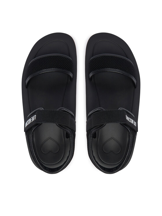 LOVE MOSCHINO LOVE MOSCHINO Sandale JA16144I0OIQI00A Crna