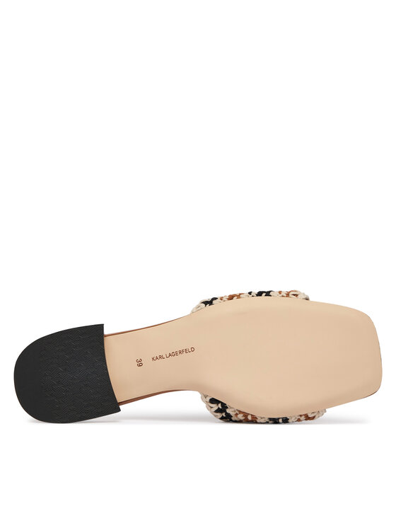 KARL LAGERFELD KARL LAGERFELD Şlapi Petalo II KL80701C Écru