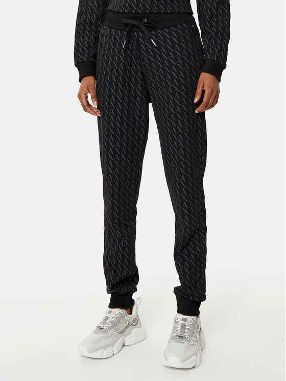 Armani Exchange Armani Exchange Melegítő alsó 8NYPLG YJE5Z 1200 Fekete Regular Fit