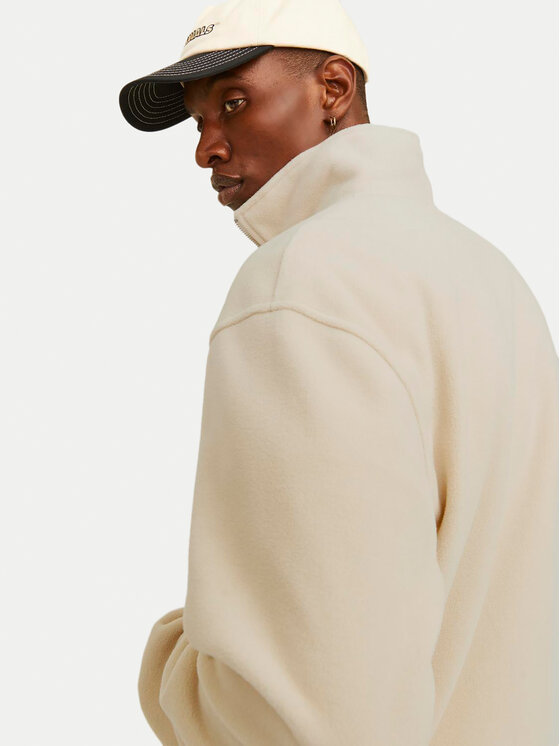 Jack&Jones Jack&Jones Felpa di pile Vesterbro 12262981 Beige Relaxed Fit