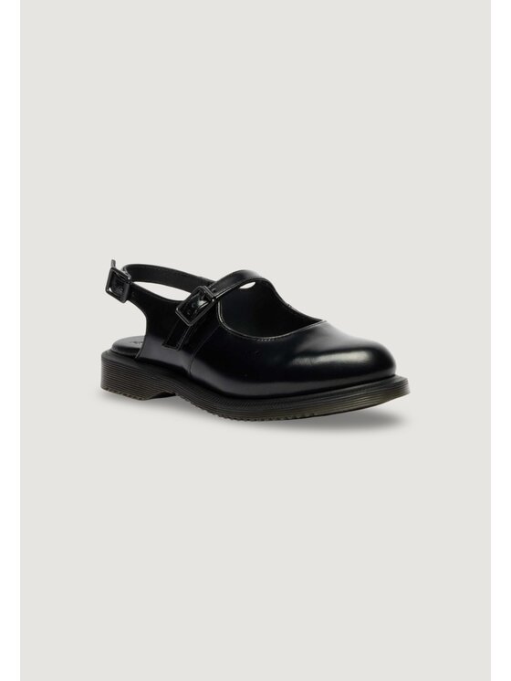 Dr. Martens Dr. Martens Sandały Madaline Black Polished Smooth Czarny