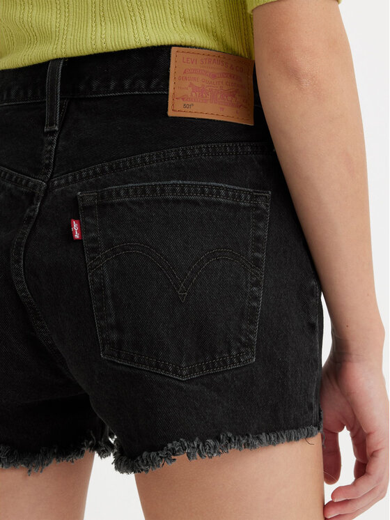 Levi's® Levi's® Szorty jeansowe 501® Original 563270318 Czarny Slim Fit