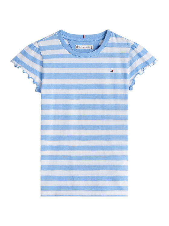Tommy Hilfiger Tommy Hilfiger T-Shirt Essential KG0KG08744 Błękitny Regular Fit