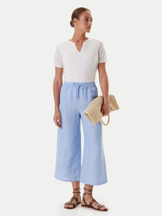 Tatuum Tatuum Spodnie materiałowe Pulio 1 T2510.143 Błękitny Wide Leg
