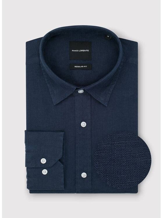 Pako Lorente Pako Lorente Koszula P26SF-1X-007 Granatowy Regular Fit