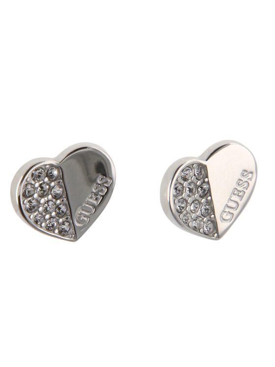 Guess Комплект гривна и обеци Lovely Guess JUBS03 187JW Сребърно ...