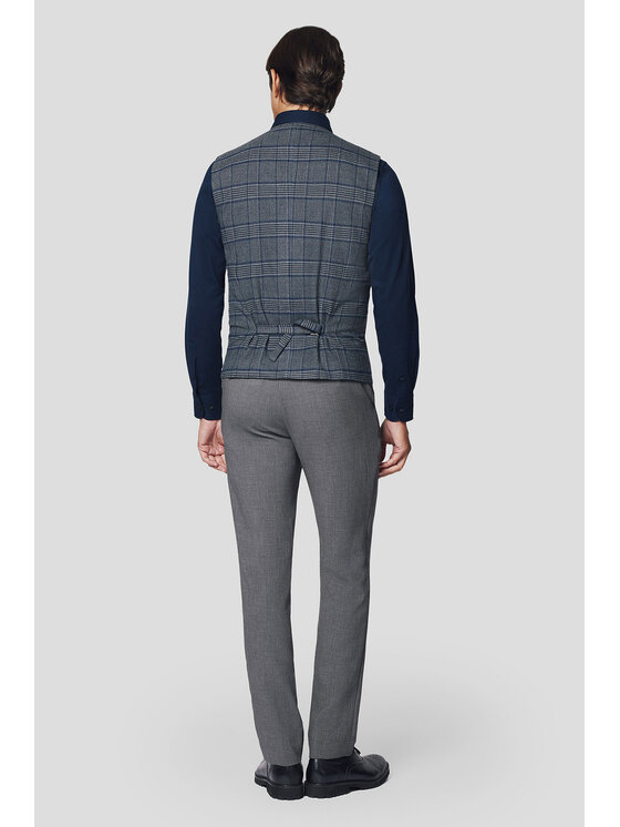 Lancerto Lancerto Kamizelka Giarre KA131224000008 Szary Slim Fit
