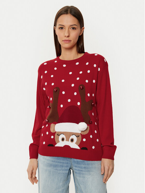 Női Sweater YSABEL MORA, Méret: XL, Piros, 70029