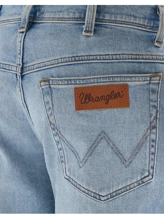 Wrangler Wrangler Szorty jeansowe TEXAS SHORTS Niebieski Straight Leg