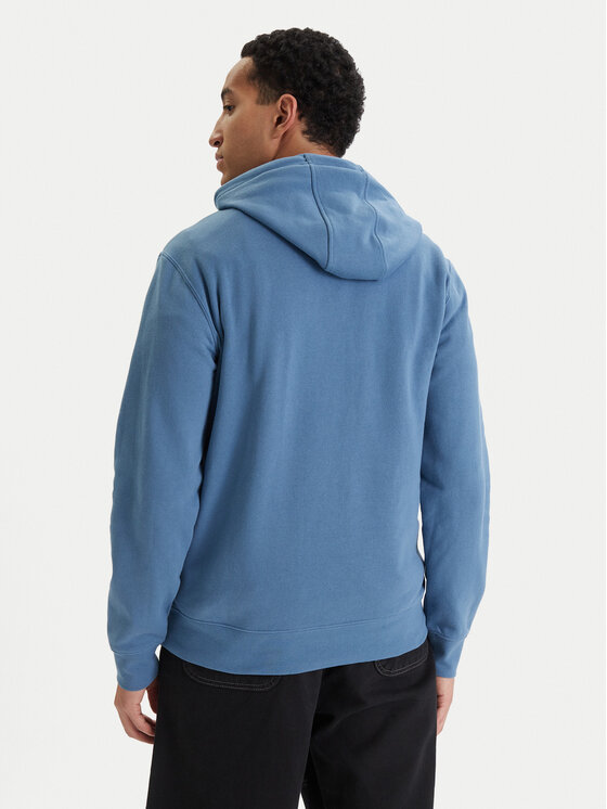 Quiksilver Quiksilver Mikina Comp Logo EQYFT05053 Modrá Regular Fit