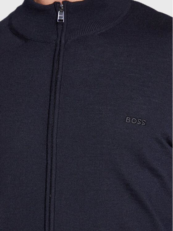 BOSS Boss Kardigāns Balonso_L 50476347 Tumši zils Regular Fit