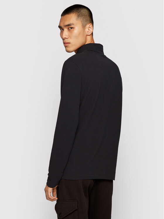 BOSS Boss Поло 50436552 Черен Regular Fit