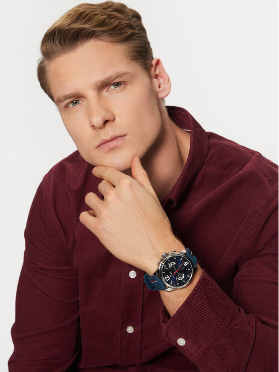 Tommy Hilfiger Uhr Decker 1791476 Dunkelblau Modivo