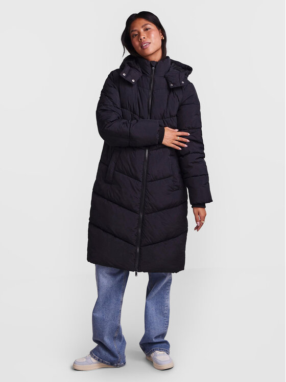 Pieces Giubbotto invernale Jamilla 17126619 Nero Oversize, taglia : M