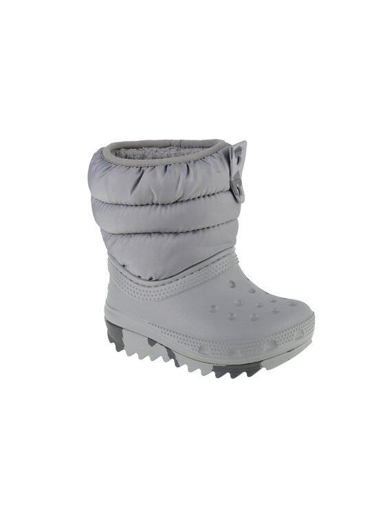 Crocs Crocs Снігоходи Crocs Classic Neo Puff Boot Toddler Сірий