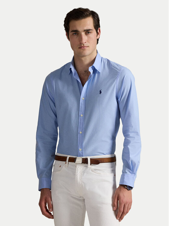 Polo Ralph Lauren Męska Koszula, rozmiar M, Błękitna, 710929348009