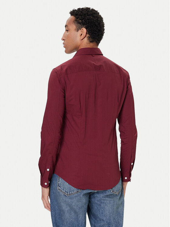 Tommy Jeans Tommy Jeans Риза Original DM0DM04405 Червен Slim Fit