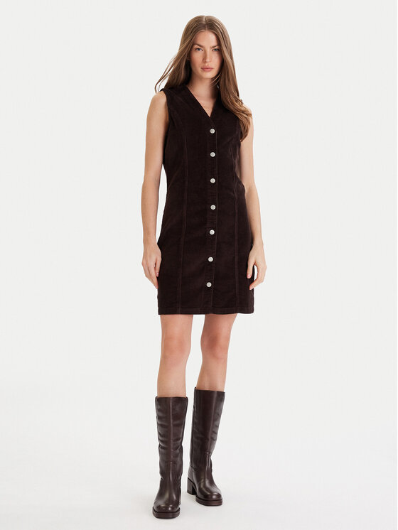 Vero Moda Vero Moda Kleid für den Alltag Eden 10333959 Braun Regular Fit