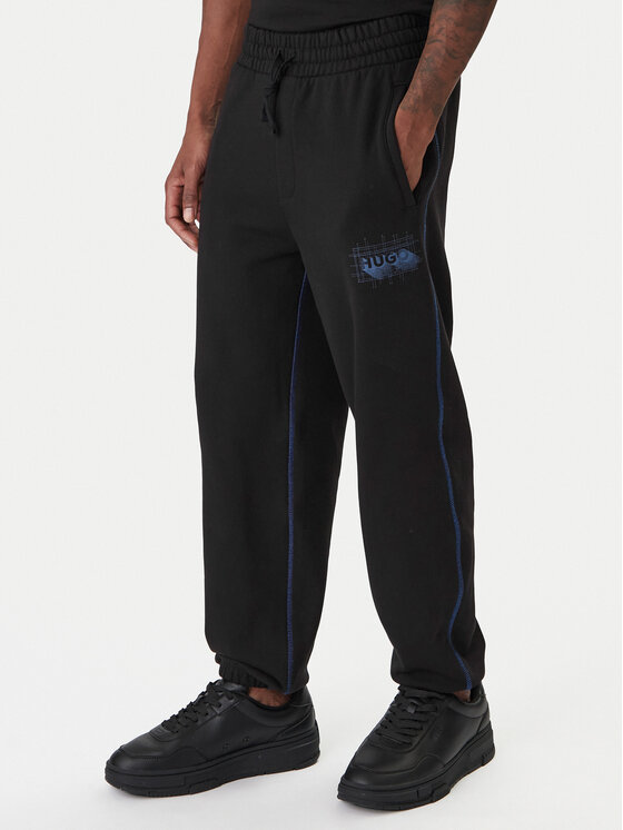 HUGO Pantaloni trening Notharos 50553508 Negru Regular Fit