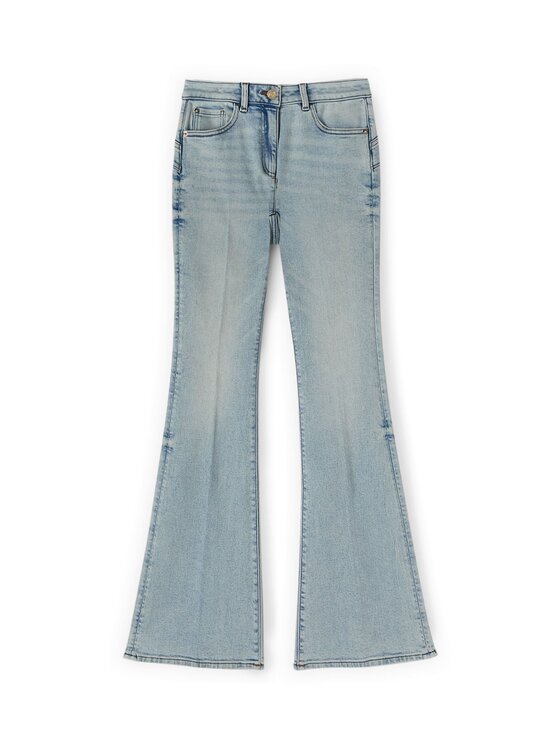 Motivi Motivi Jeansy P427Q304413N004 Turkusowy Flare Fit