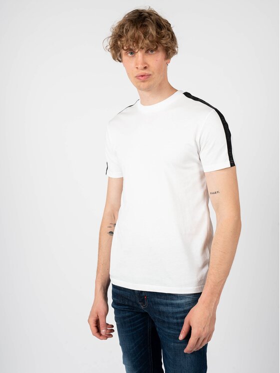 Les Hommes Les Hommes T-shirt LF224100-0700-1009 | Round neck Bianco Regular Fit