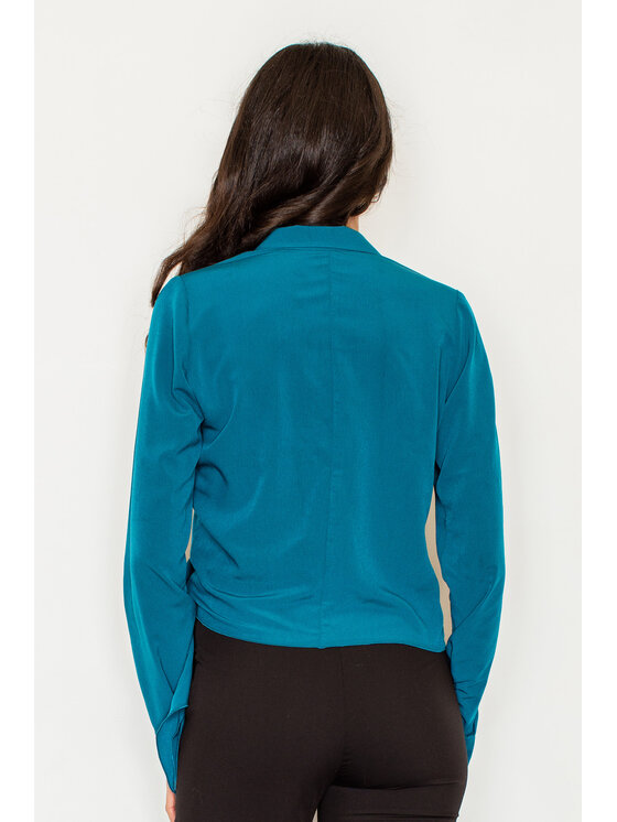 FIGL FIGL Blúzka M432 Modrá Regular Fit