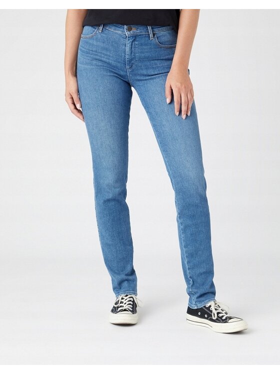 Wrangler Wrangler Jeansy SLIM Niebieski Slim Fit