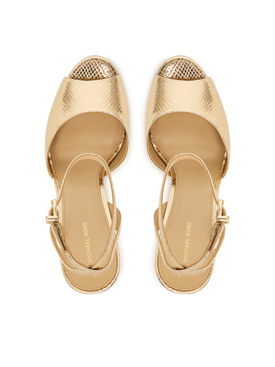 MICHAEL Michael Kors MICHAEL Michael Kors Szandál Rosie High 40S6RSHS1M Arany