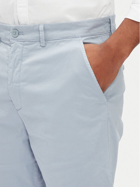Pepe Jeans Pepe Jeans Pantalon scurți din material PM801181 Albastru celest Regular Fit