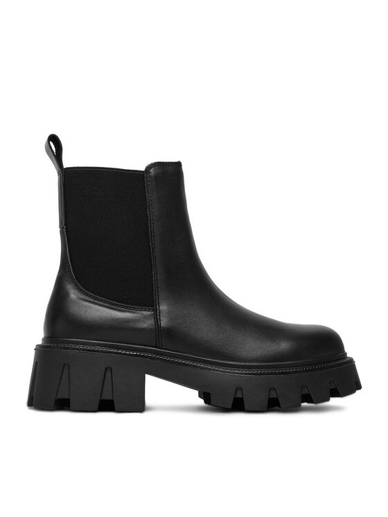 DeeZee DeeZee Μποτάκια με λάστιχο 9250-2 Μαύρο