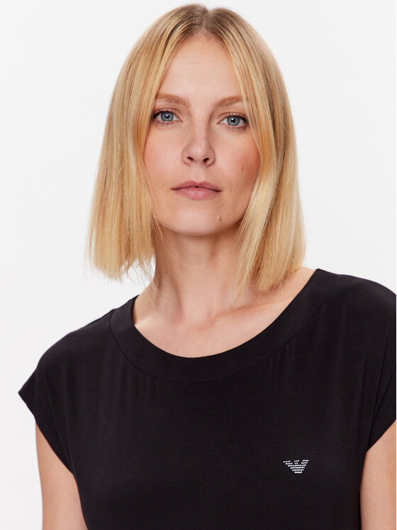 Camicia da notte 164681 3R224 00020 Nero Regular