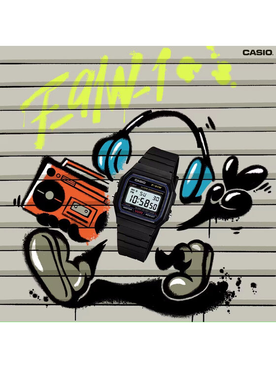 Casio Casio Hodinky CASIO F-91W -1YEG Barevná