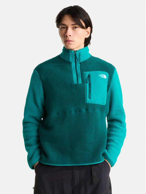 The North Face The North Face Felpa di pile Yumiori NF0A883S Verde Regular Fit