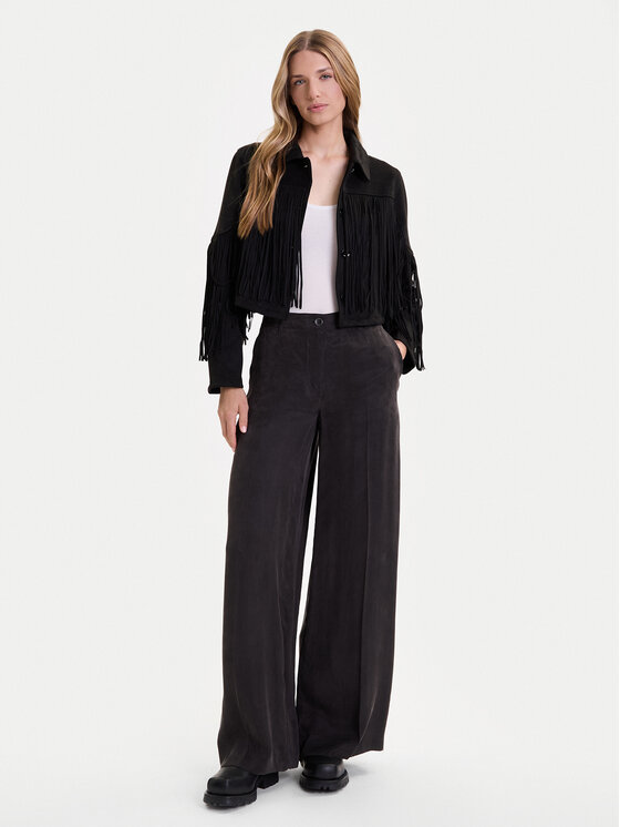ONLY ONLY Geacă din imitație de piele Diane 15354896 Negru Regular Fit