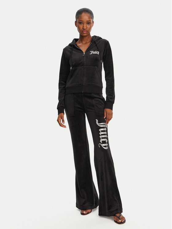 Juicy Couture Juicy Couture Pantaloni da tuta Layla JCBBJ125806 Nero Regular Fit