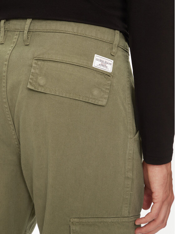 Guess Guess Pantaloni chino M4YB40 WGCV1 Kaki Regular Fit
