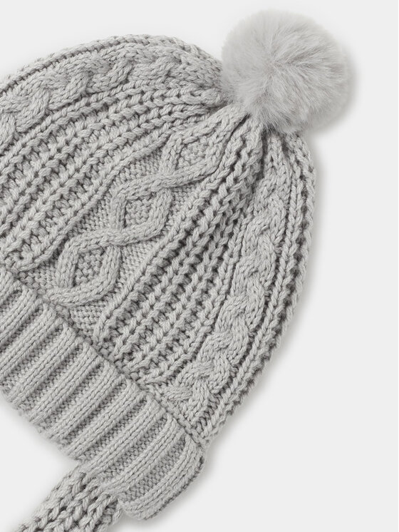 Mayoral Mayoral Set di Cappello e Guanti 9.666 Grigio Regular Fit