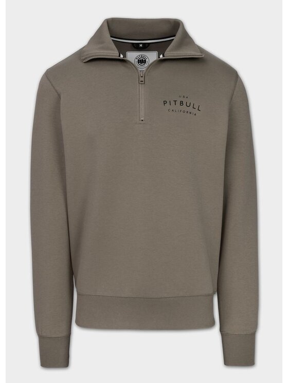 PITBULL PITBULL Bluza SAMPSON Brązowy Regular Fit
