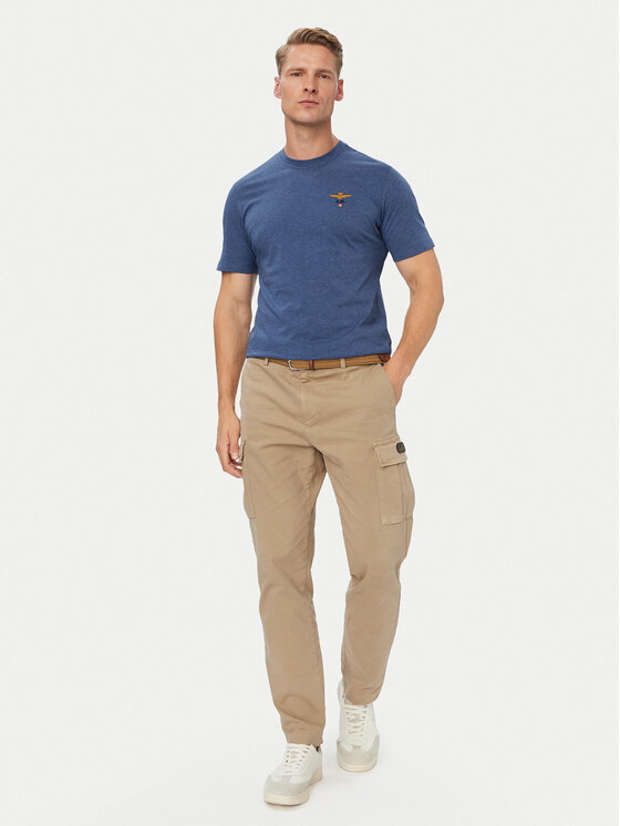 Aeronautica Militare Aeronautica Militare Футболка 262TS1580UJ00372 Голубий Regular Fit