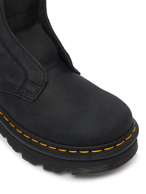 Dr. Martens Dr. Martens Polokozačky Zebzag Laceless Black Wyoming DM42653001 Černá