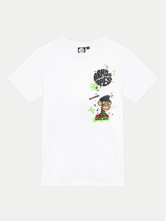 Chłopięcy T-Shirt OVS, Rozmiar 14/15Y, Biały, 2113951
