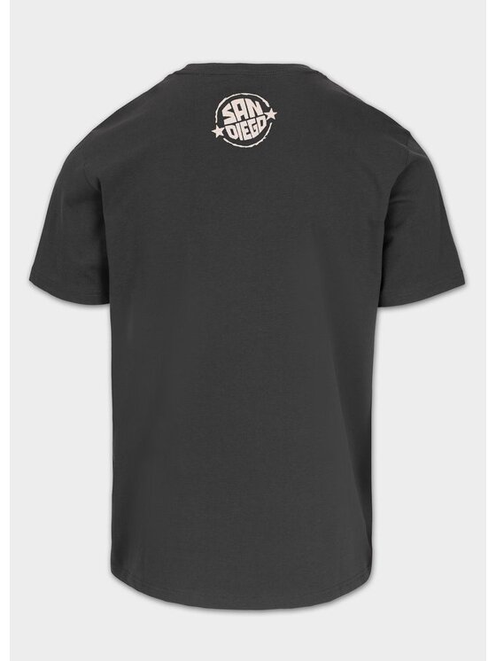PITBULL PITBULL T-Shirt AUTOMATIC Szary Regular Fit