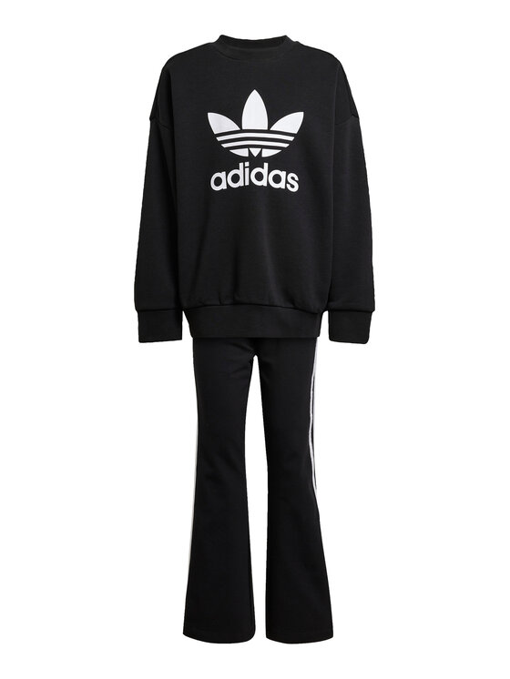 adidas adidas Completo felpa e leggings JC7873 Nero Flared Fit