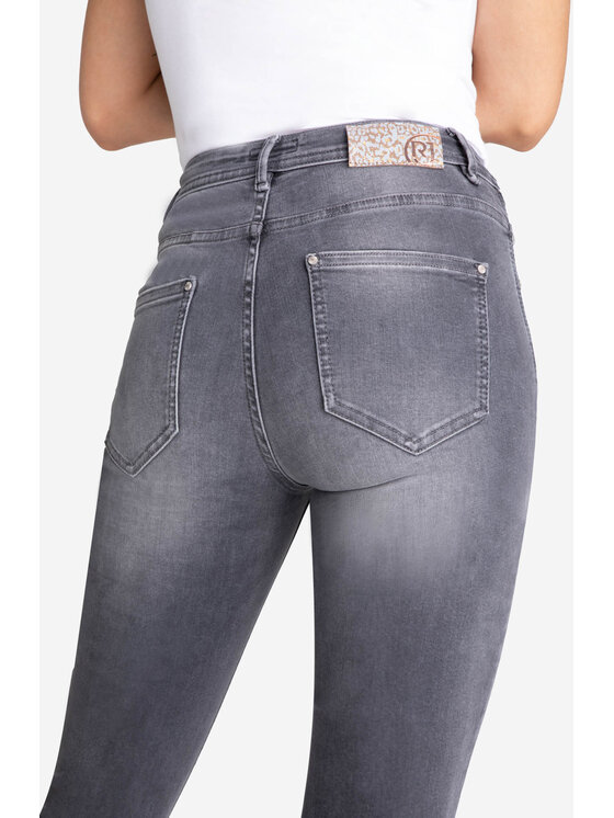 RJ Rocks Jeans RJ Rocks Jeans Jeansy Ella Szary Straight Leg